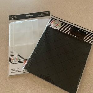 NWT The Happy Planner Hard Cover & Page Protectors